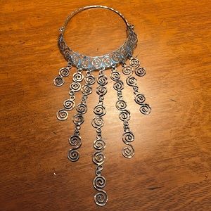 Silver neck piece